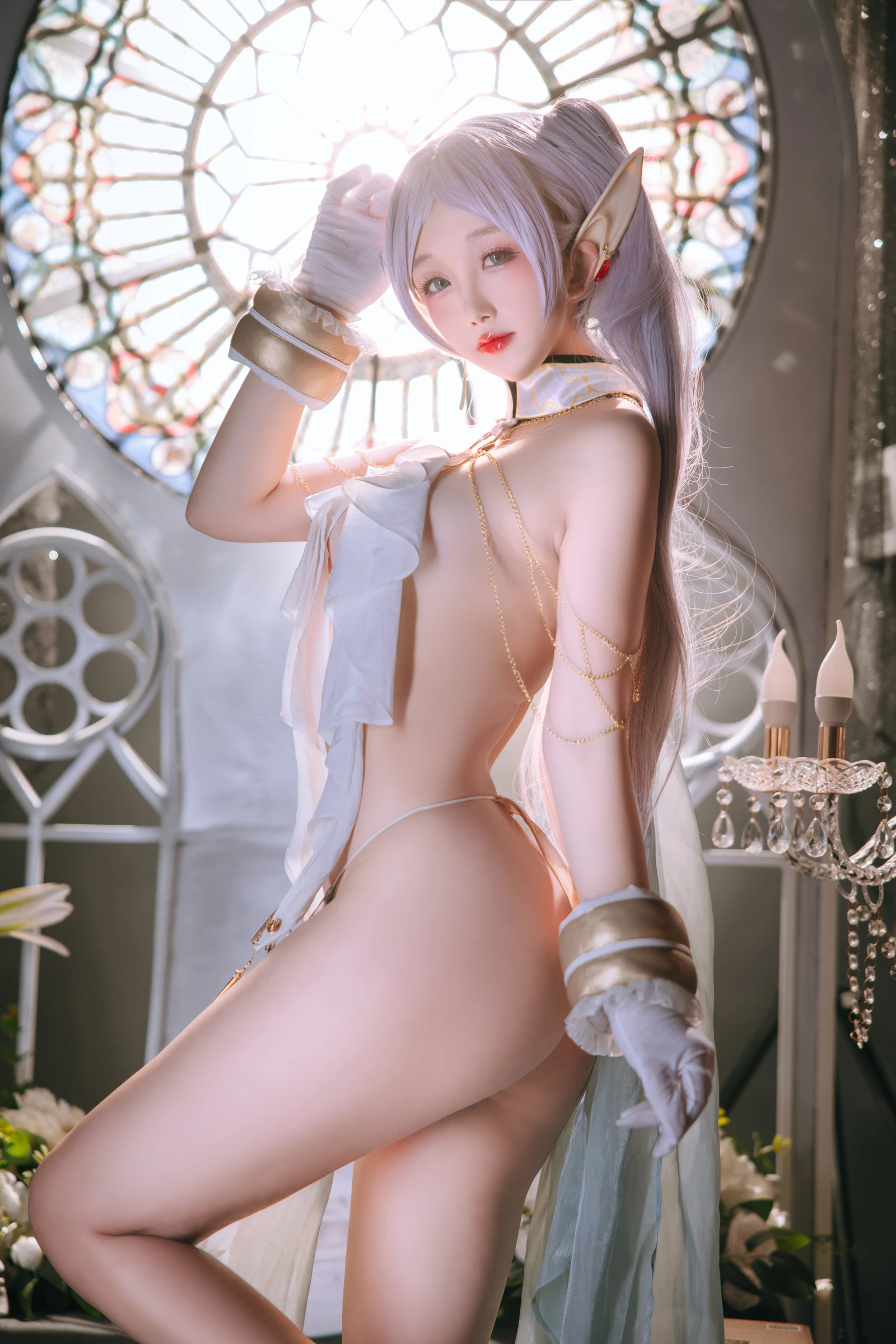 图片[4]-Cosplay日奈娇 芙莉莲 圣光版 131P-COS世界